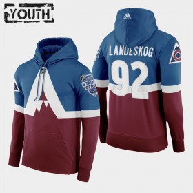 Kinder Colorado Avalanche Gabriel Landeskog 92 2020 Stadium Series Pullover Hooded Sweatshirt